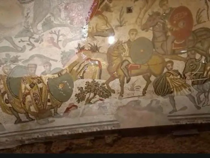 Alla Villa Romana acqua nel corridoio della Grande Caccia: mosaici a rischio e manutenzione nel mirino