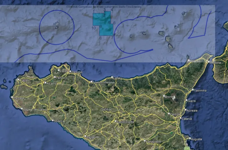 Svolta ecologica nel Tirreno: la mappa della protezione marina arriva ai vulcani sottomarini siciliani