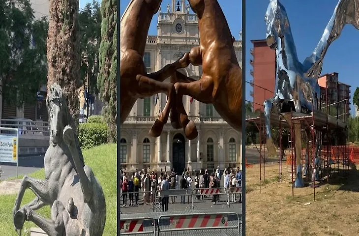 Dopo i cavalli in Piazza Universit&agrave; anche Librino avr&agrave; il suo "Pegaso&ndash;Il Cavallo alato"