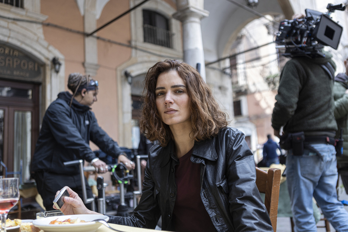 Giusy Buscemi gira a Catania "Vanina Guarrasi"
