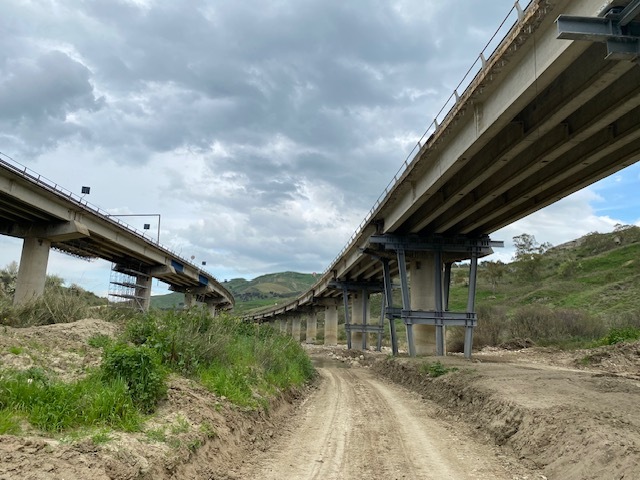 Autostrada A19 - demolizione viadotto Cannatello