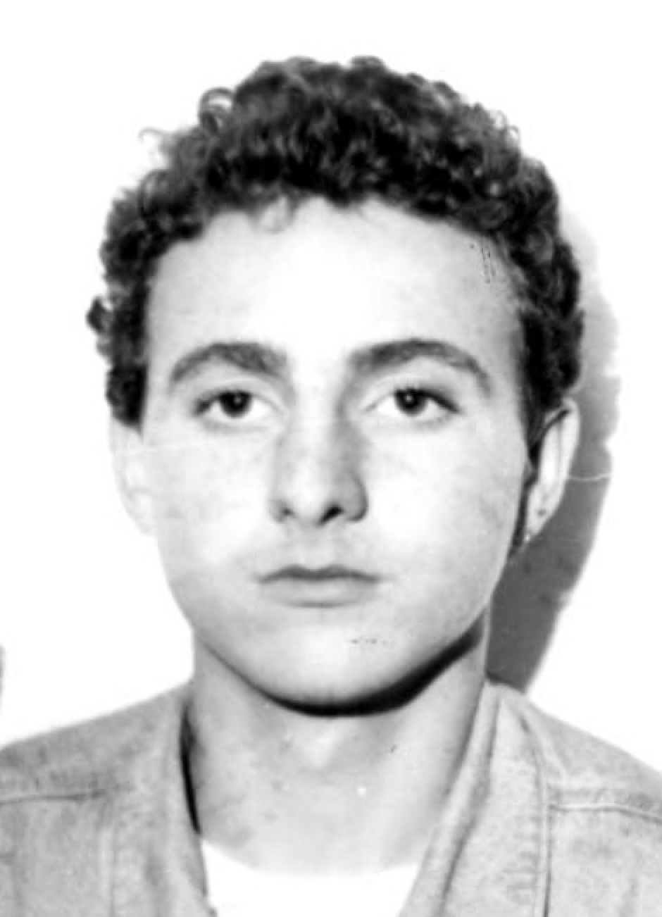 Gianfranco Stracquadaini ai tempi dell'arresto durante l'operazione Squalo