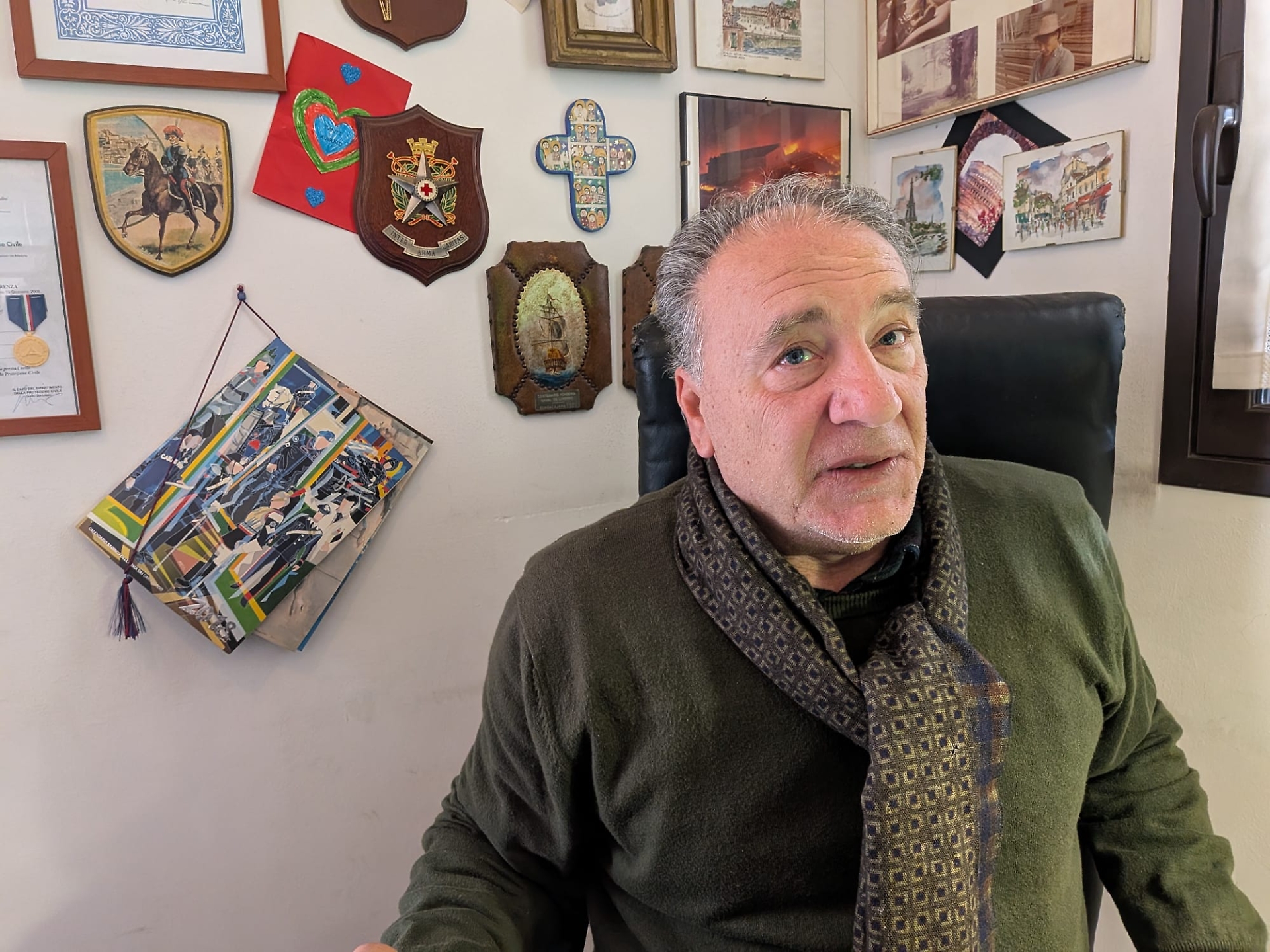 Davide Biondi, proprietario dei sentieri per l'accesso ai Crateri Silvestri