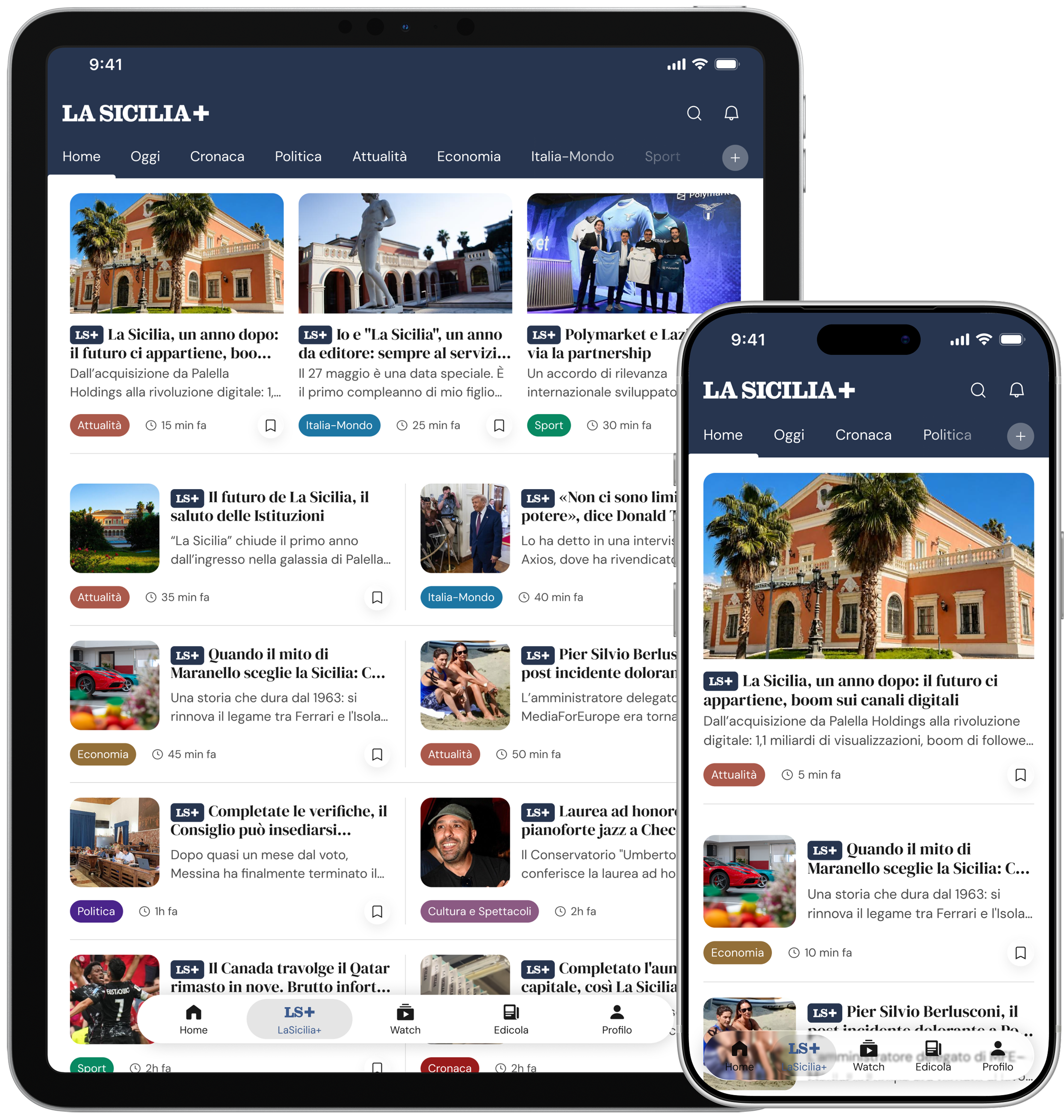 La Sicilia su tablet e mobile